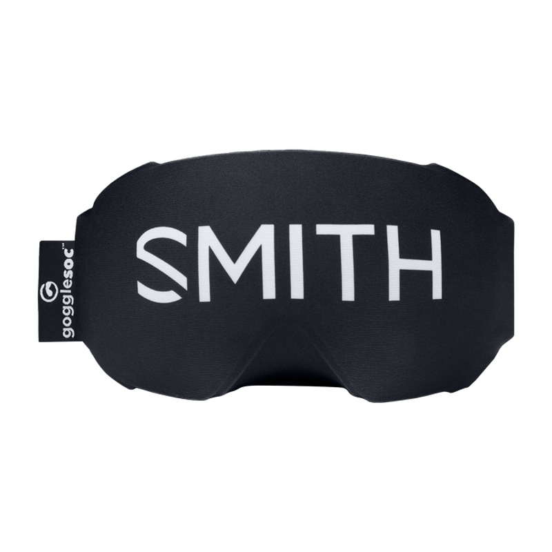 Smith 4D Mag S Goggles in White Chunky Knit + CP Rose Gold Mirror Lens + Storm Lens-3